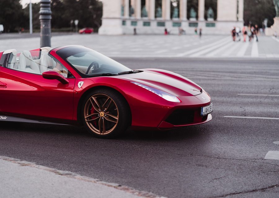 Red Ferrari 488 Spider